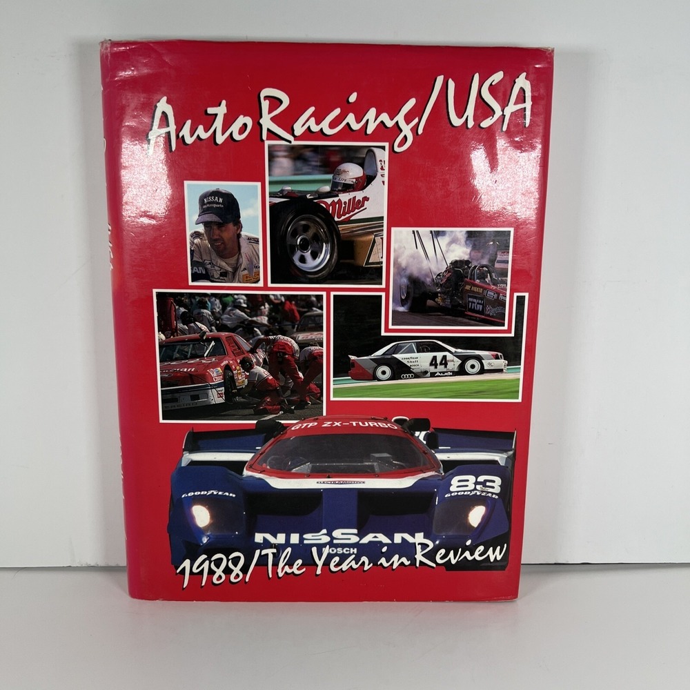 Auto Racing USA HC 1988 The Year In Review Vol 6 Motor Sports Nascar 1st Edition